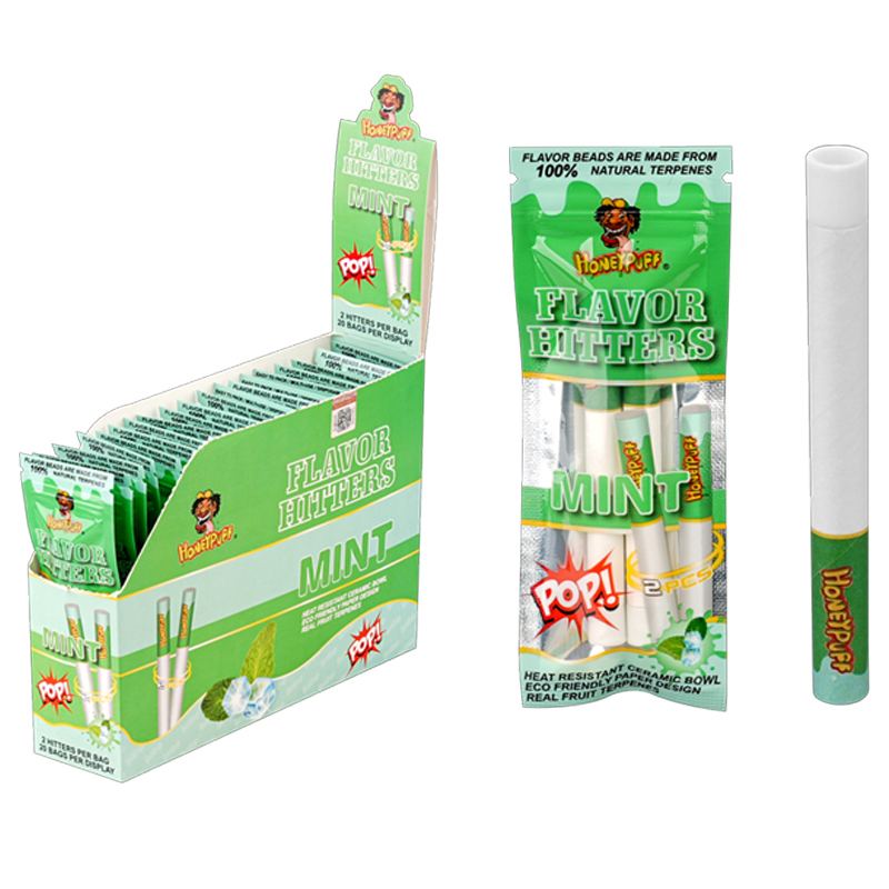 Honey Puff | Flavor Hitters (Box of 20) Pre-rolled Cone (Display Pack) Canadian Distributor Mint