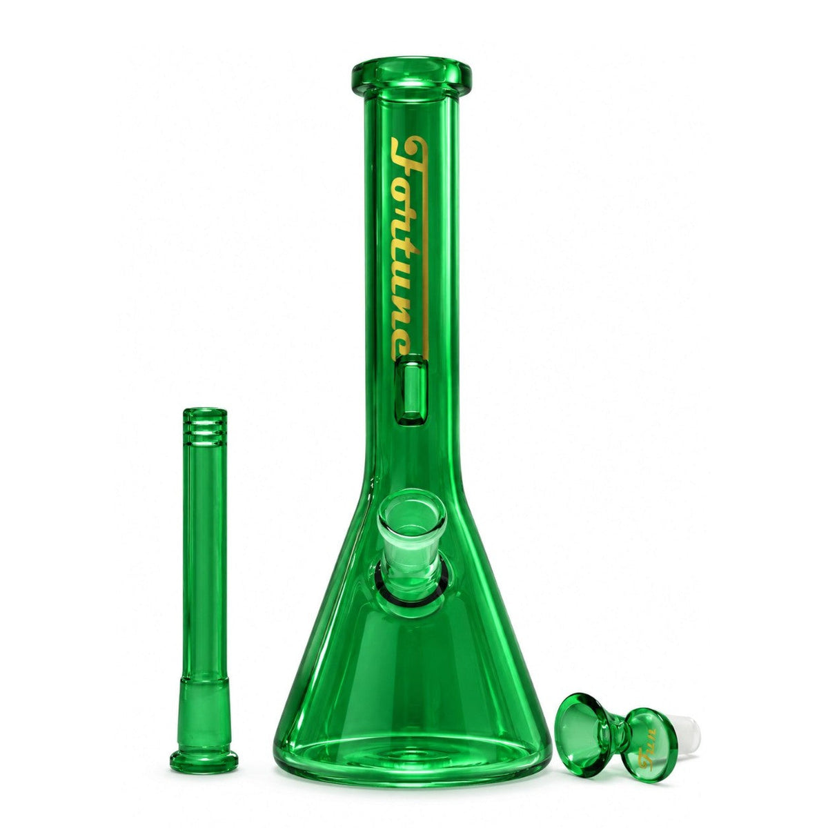 Fortune | 10" Prism Beaker Bong – 5mm Glass Glass Bong Fortune