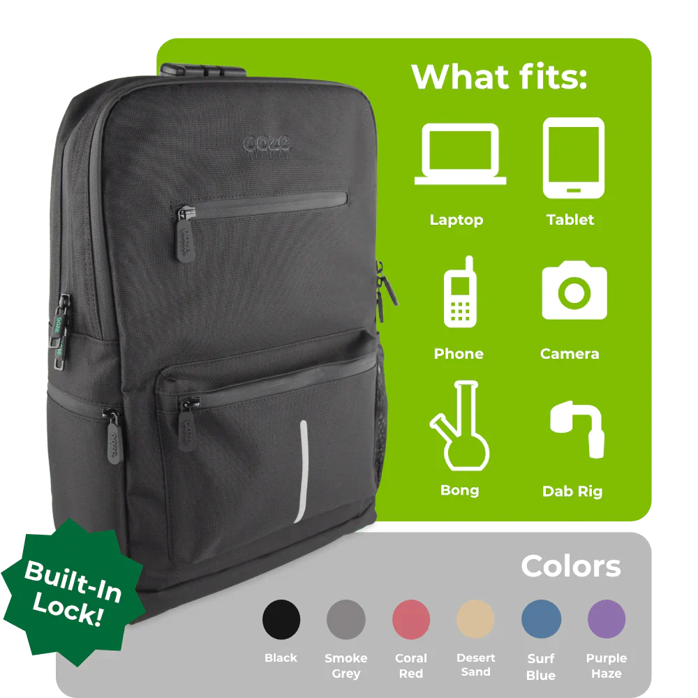 Ooze | Traveler Classic Smell Proof Backpack Bag Cannatron