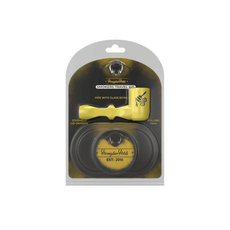 PIPE TRAVEL PACK - PTP1 Silicone Pipe Honeybee Herb