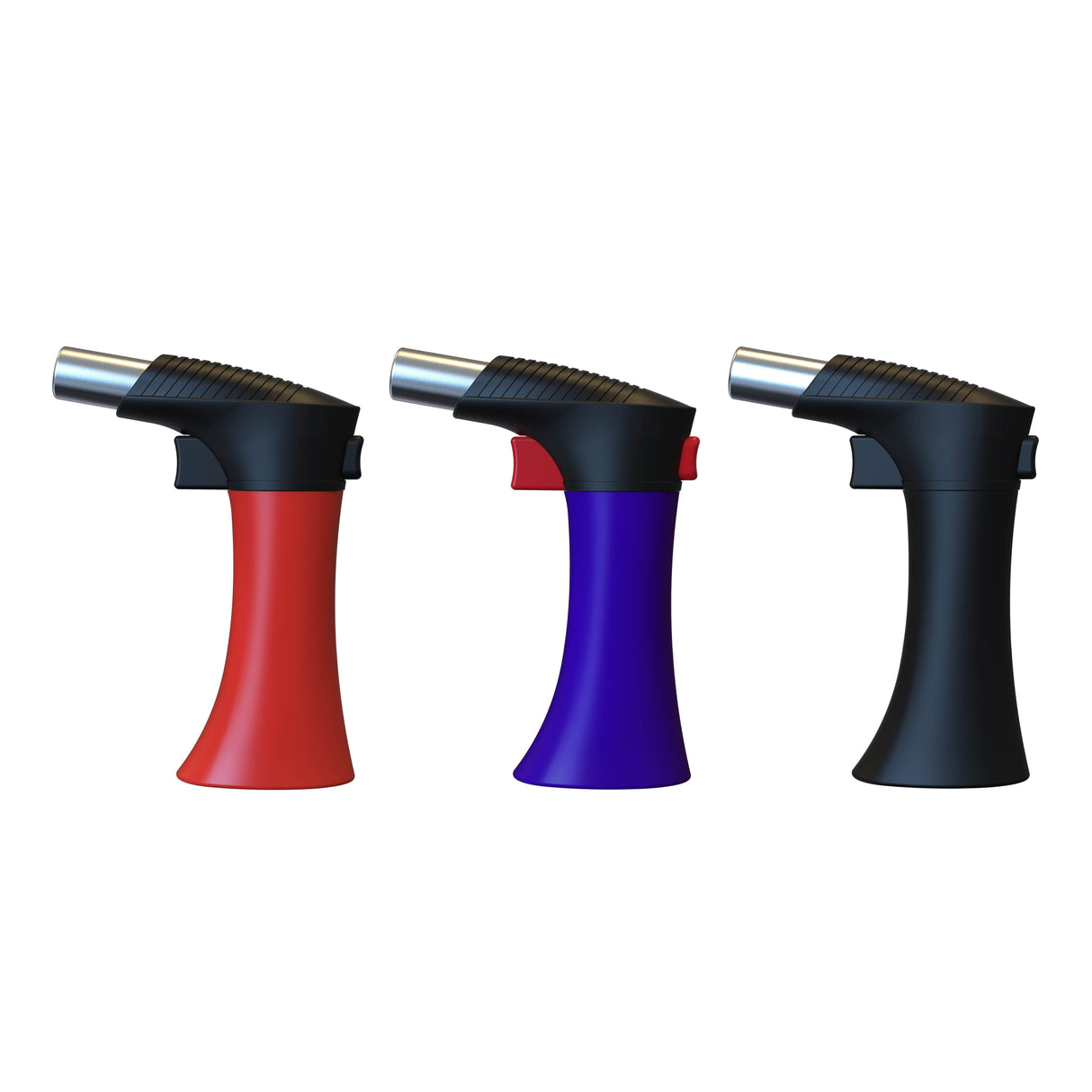 DUCO™ | POLARIS 7" Rubberized Collection – Heavy Torch Flame Lighter (Assorted)