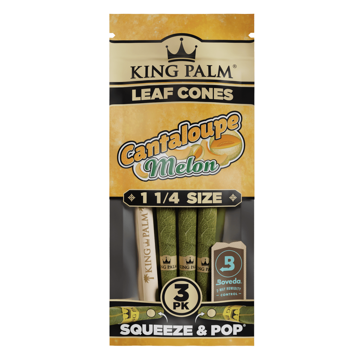 King Palm | Flavored Palm Cones – 3ct Leaf Wrap Cannatron
