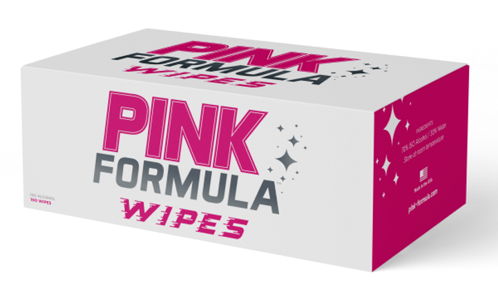 Pink Formula XL ISO Wipes - 100pcs per Box Wipe Pink Formula