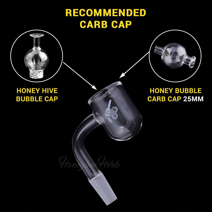 Honeybee Herb - HONEY BEVEL BOWL Banger Bowl · Banger · Oil Burner Honeybee Herb