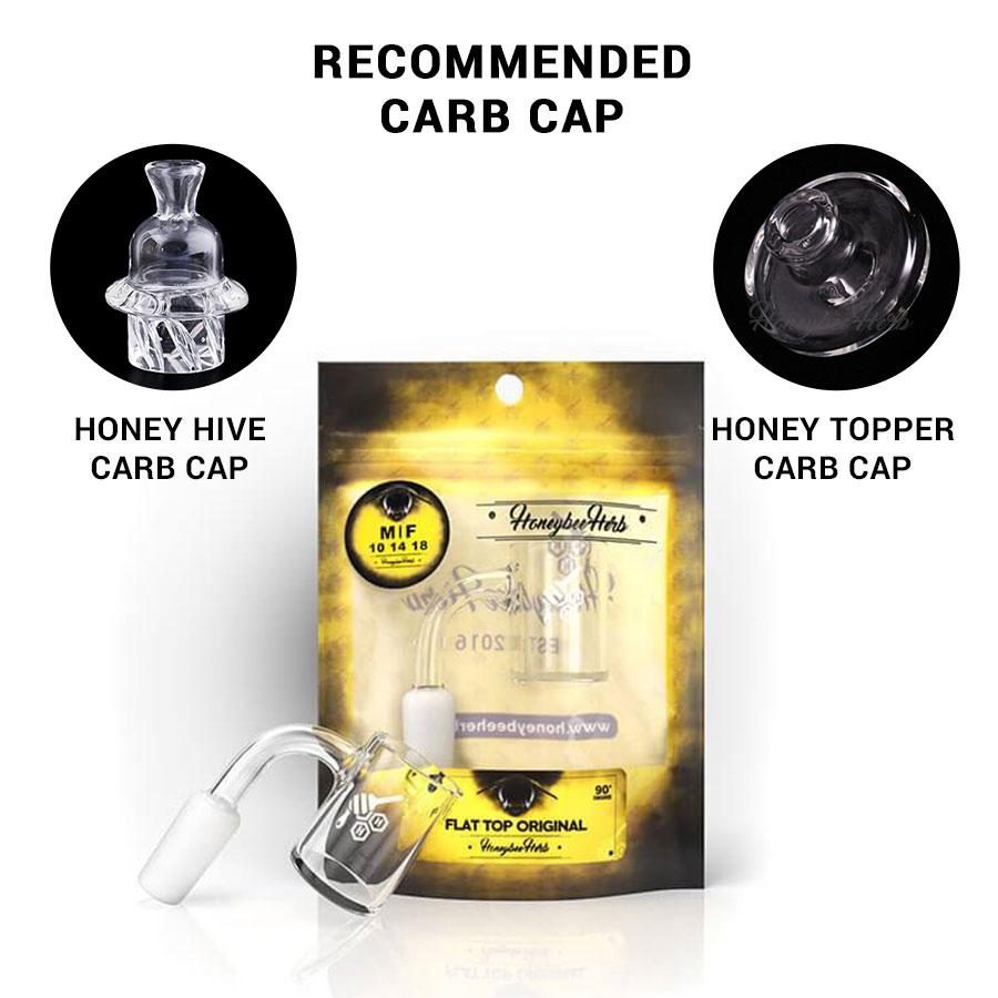 Honeybee Herb - FLAT TOP ORIGINAL Banger Bowl · Banger · Oil Burner Honeybee Herb