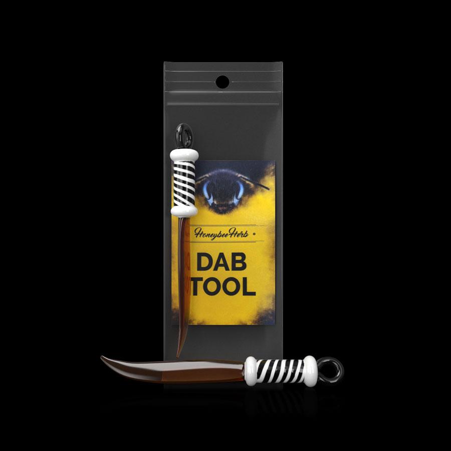 Honeybee Herb - GLASS SWORD DAB TOOL Cap · Dabber · Insert · Clip · Nail Honeybee Herb