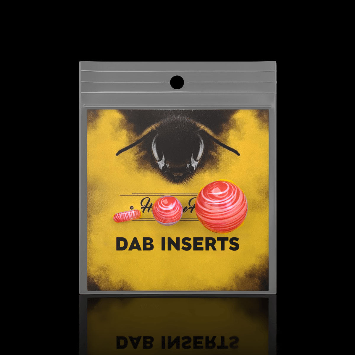 Honeybee Herb - DAB MARBLE SETS Cap · Dabber · Insert · Clip · Nail Honeybee Herb Red