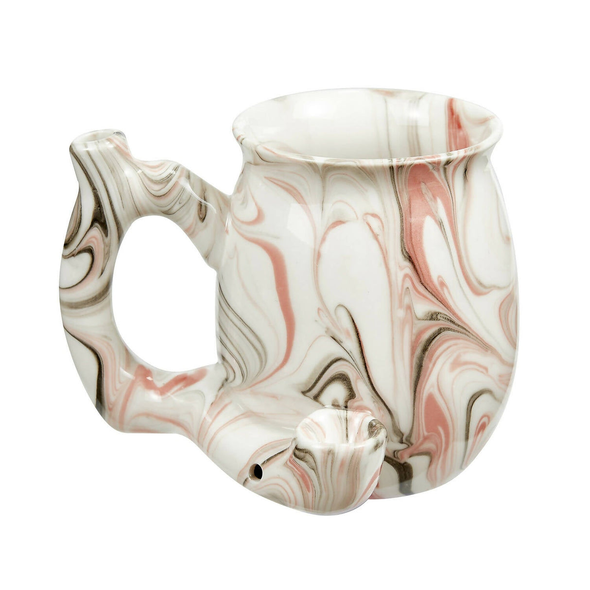 ROAST & TOAST PIPE MUG - PINK MARBLE DESIGN Mug Pipe Roast and Toast Gifts