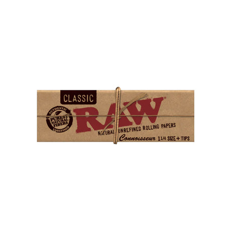 RAW Classic Connoisseur 1¼ Rolling Paper w/Tips 1 - 1/4" Size ONE