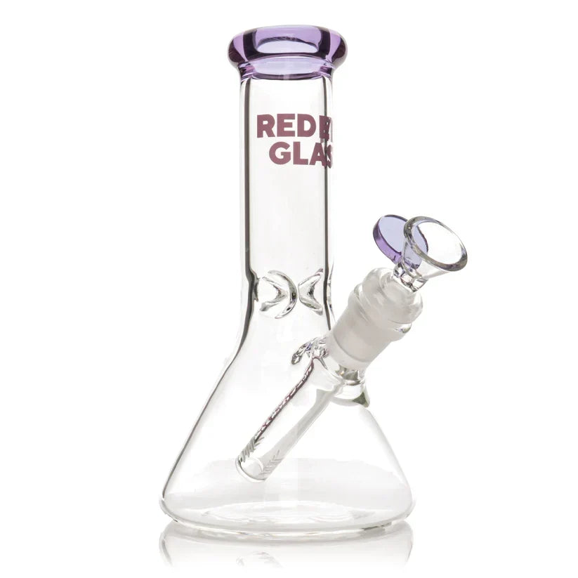 SC Red Eye Glass 8" Beaker Bong with Decorative Gift Box included