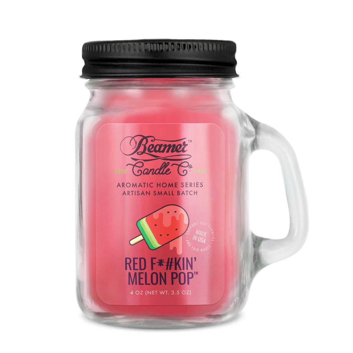 Beamer Candle Co. | Premium Smoke Killer Jar Candle Candle LEHIGH WHOLESALE RED FKIN MELON POP