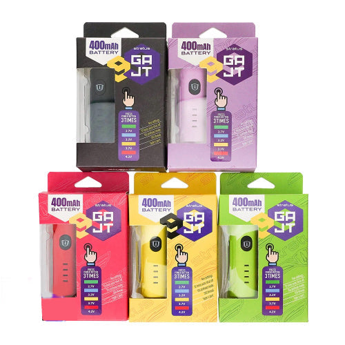 Stratus | GAJT 400mAh 510 battery Box of 10 510 Battery Buddyz Wholesale