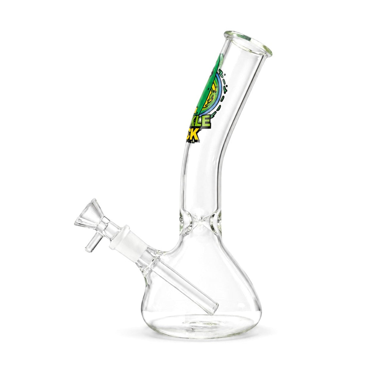 8" Cartoon Pickle Graphic Beaker Bong Glass Bong Super Supplys Inc