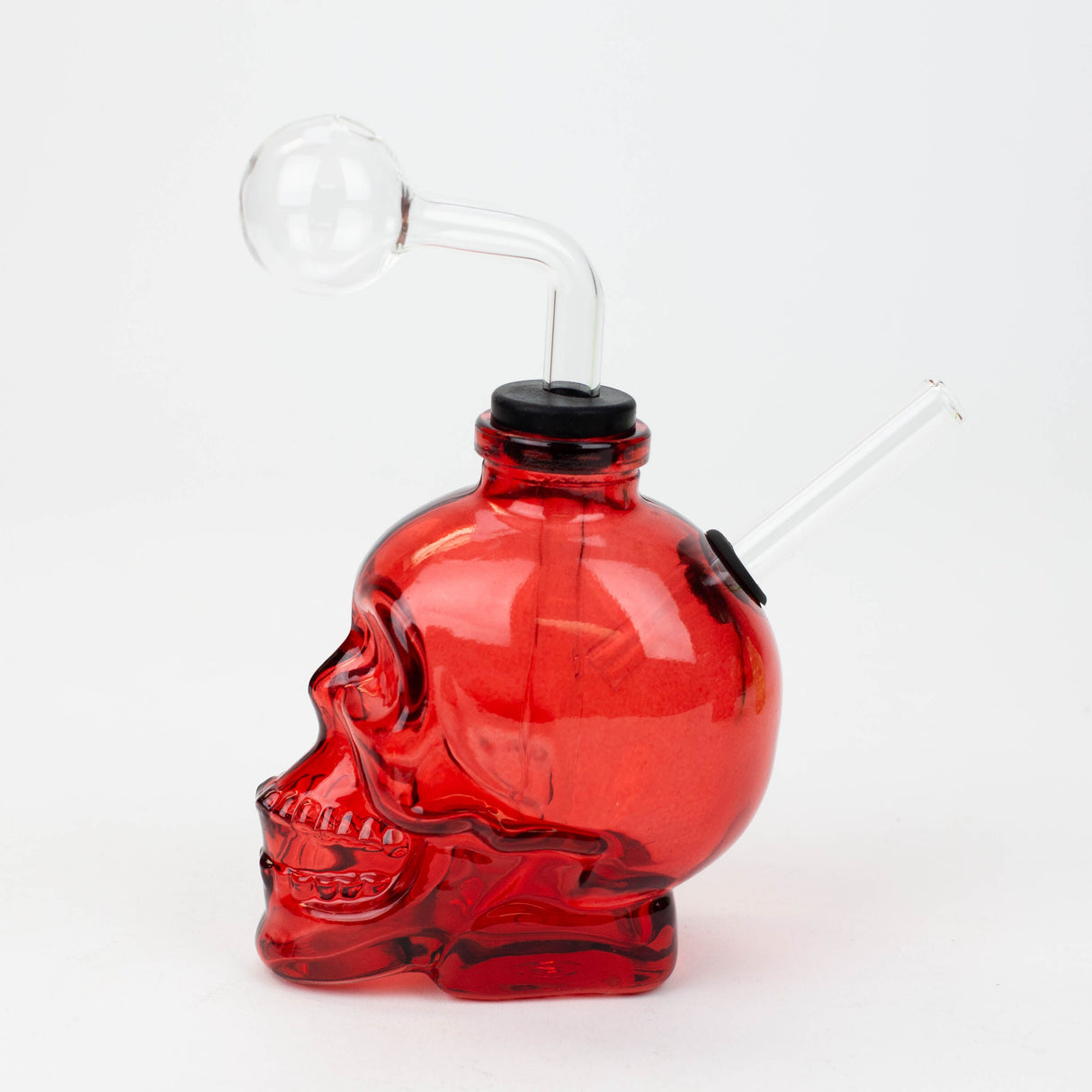 Soft Glass Skull oil bong Glass Rig Canadian Distributor
