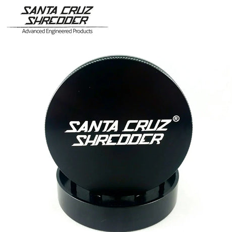 SANTA CRUZ SHREDDER | Large 2-piece Shredder Regular Grinder Cannatron Black