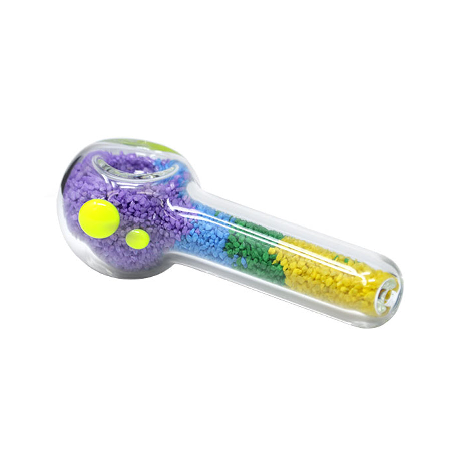 5" Sand-Filled Glass Hand Pipe – Pack of 2 Glass Pipe High-End Brands Glass