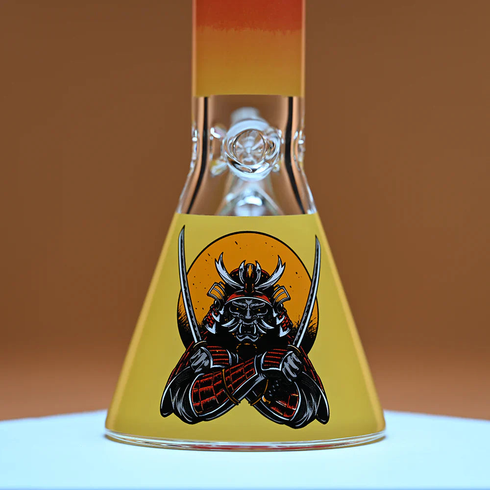Castle Glassworks | 16" Samurai Bong – Extra Thick Glass (CG-201) Glass Bong Castle Glassworks