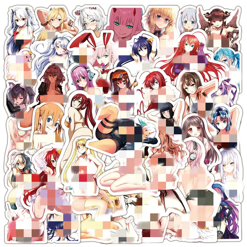 50pcs Assorted Pin Up Girls Design Stickers Gadget Every Weekend Pin Up Girls_B