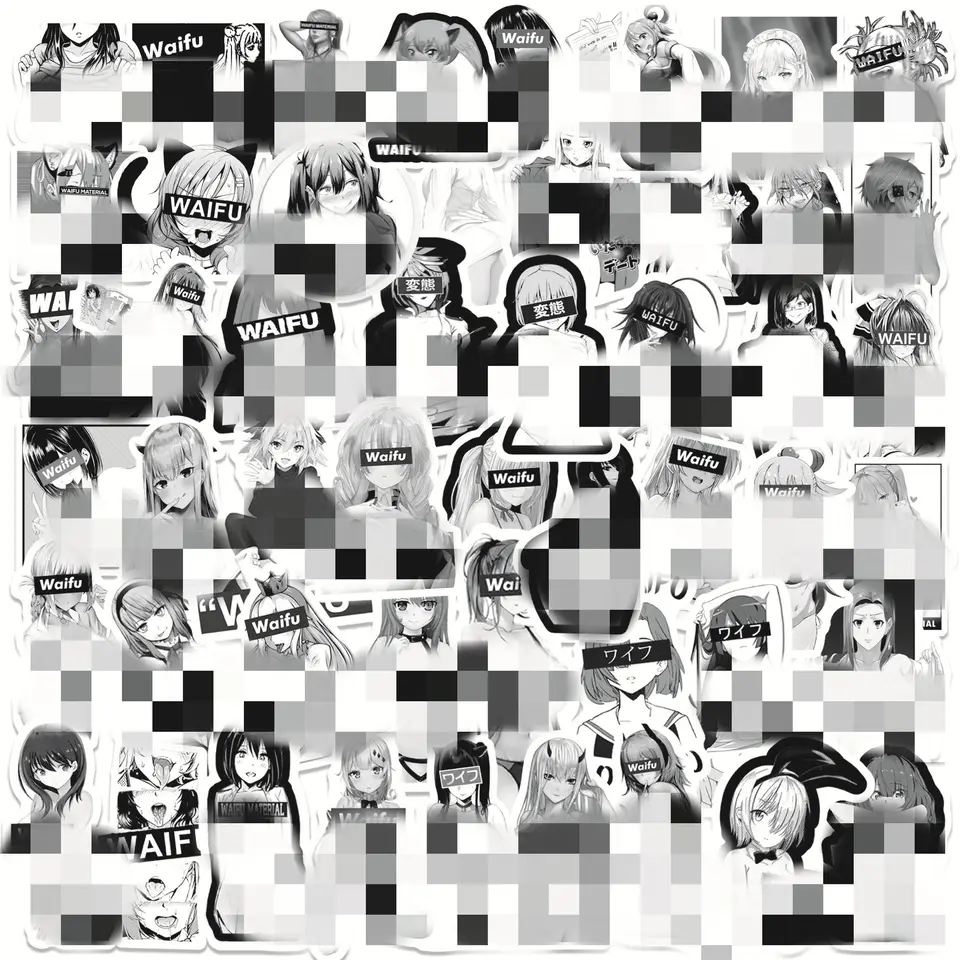 50pcs Assorted Pin Up Girls Design Stickers Gadget Every Weekend Pin Up Girls_E