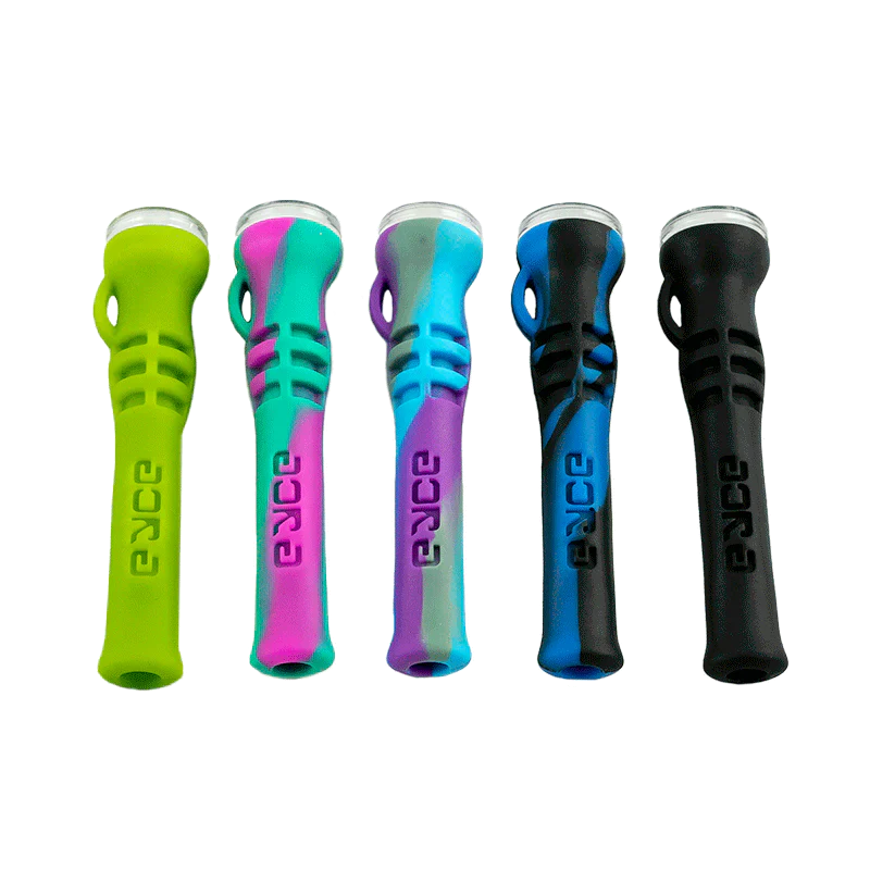 Eyce | Shorty Display – Pack of 10 (Assorted) Silicone Pipe Synergy Innovation