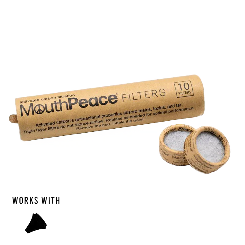 MOOSE LABS | Mouthpeace Large filter Replacements Box of 15 Refill Smoking Cat Distribution