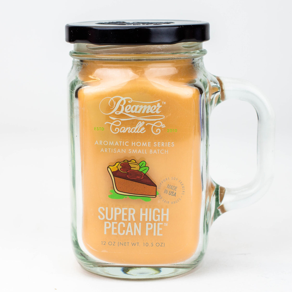 Beamer Candle Co. | Ultra Premium Jar Aromatic Home Series candle Candle ONE Super High Pecan Pie