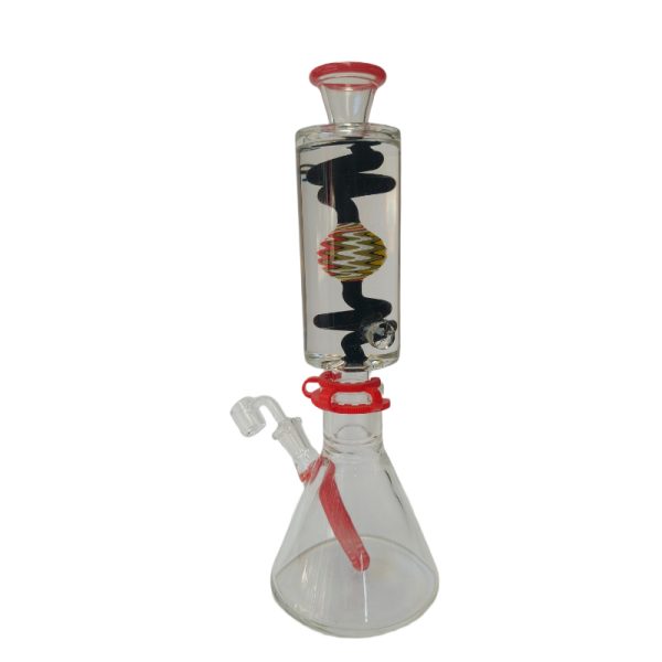 Xtreme | 13″ Ameri Chill Freezable coil (TDO-018) Glass Rig Canadian Distributor Red