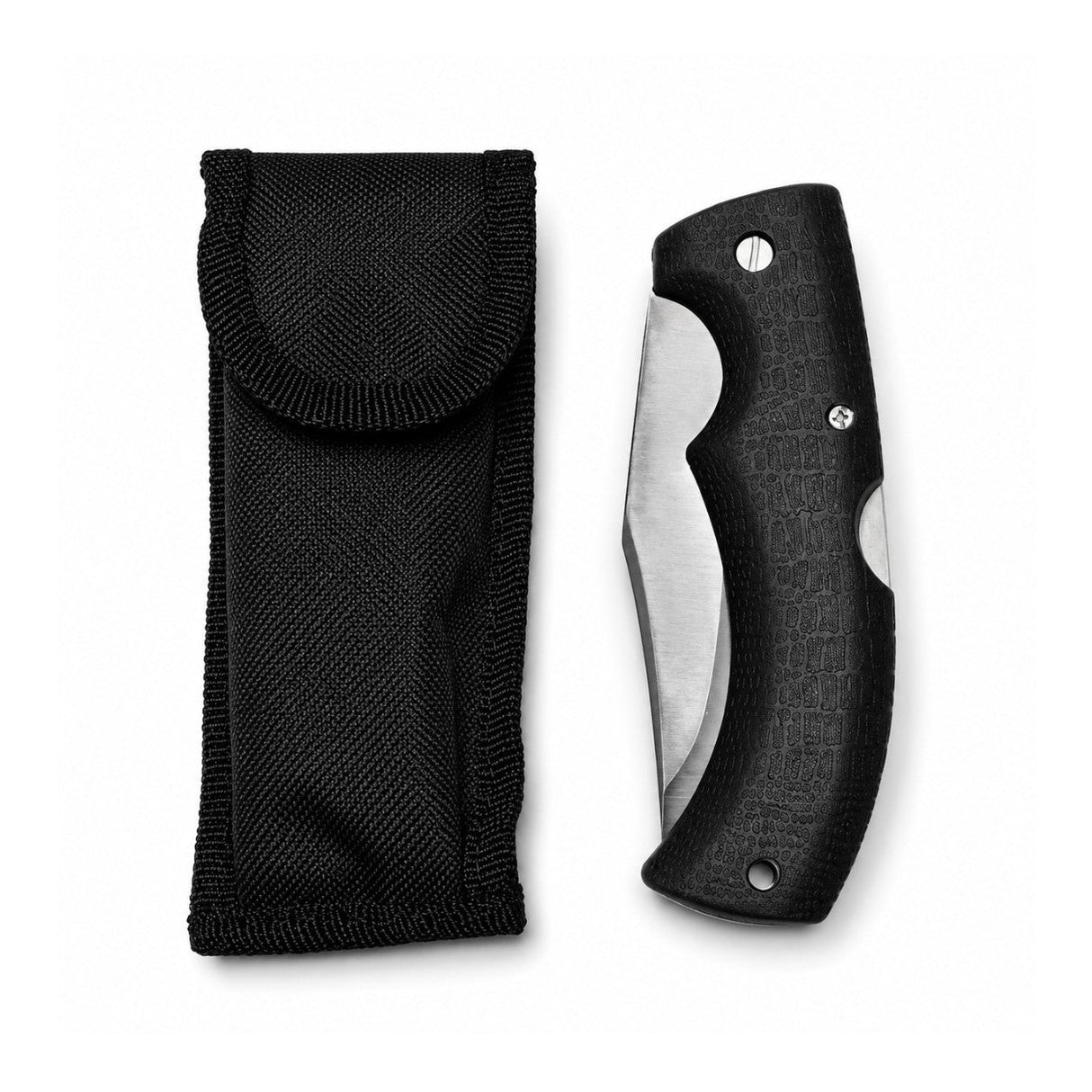 8.7" Rubber Grip Folding Knife