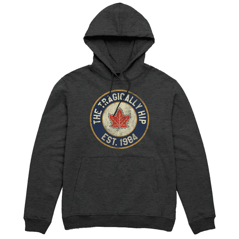 The Tragically Hip | Authentic Maple Leaf est. 1984 Hoodie (Officially Licensed) Hoodie Smoking Cat Distribution Small