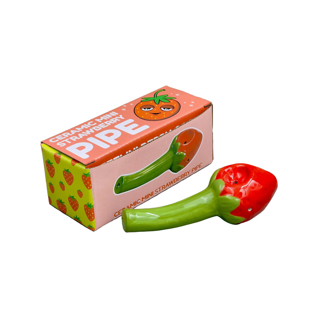 strawberry mini pipe Ceramic Pipe Roast and Toast Gifts