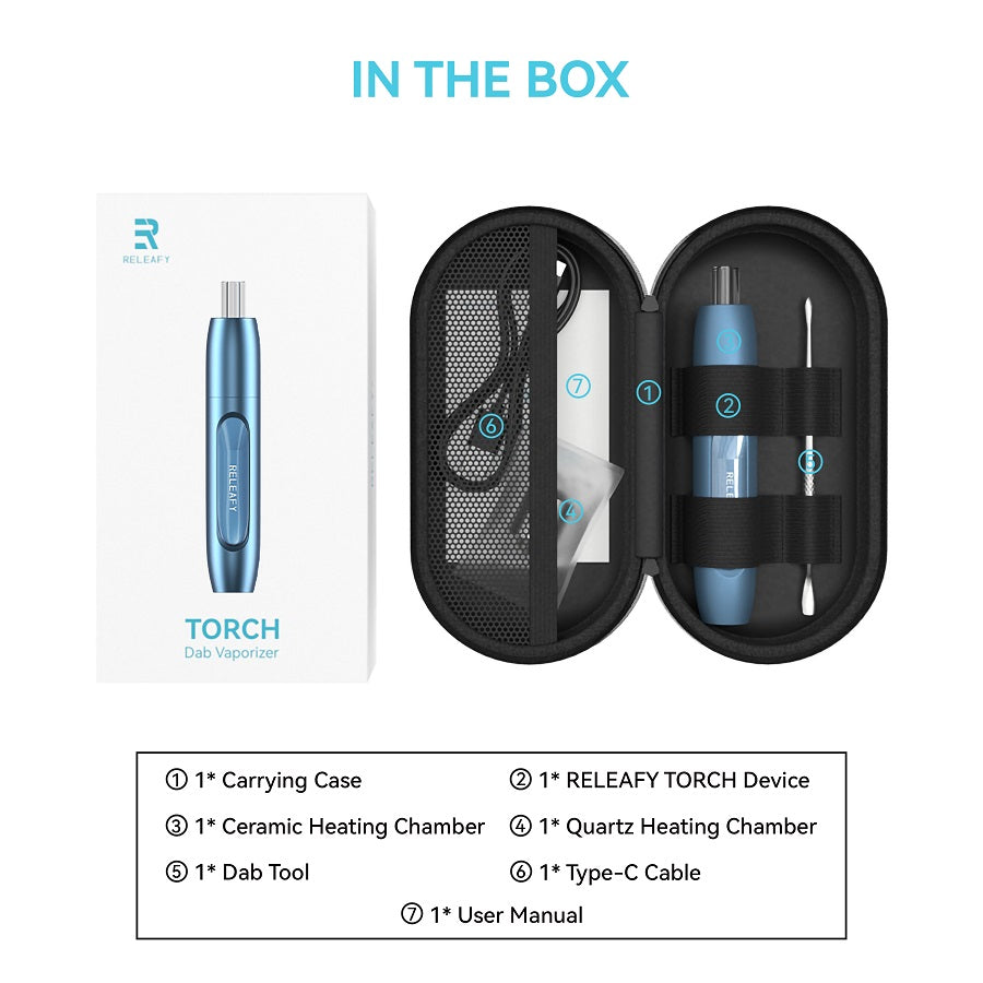 RELEAFY® TORCH 2.0 KIT Vaporizer Releafy