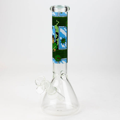 10" Cartoon Water Beaker Glass Bong JJ Distribution Lockdown