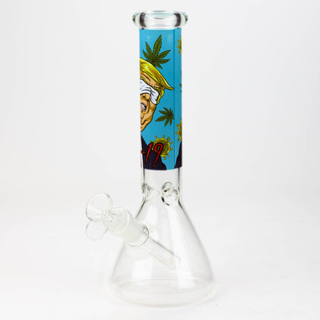 10" Cartoon Water Beaker Glass Bong JJ Distribution Presidential