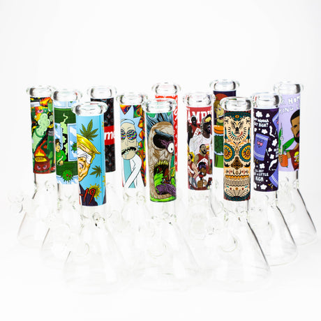 10" Cartoon Water Beaker Glass Bong JJ Distribution