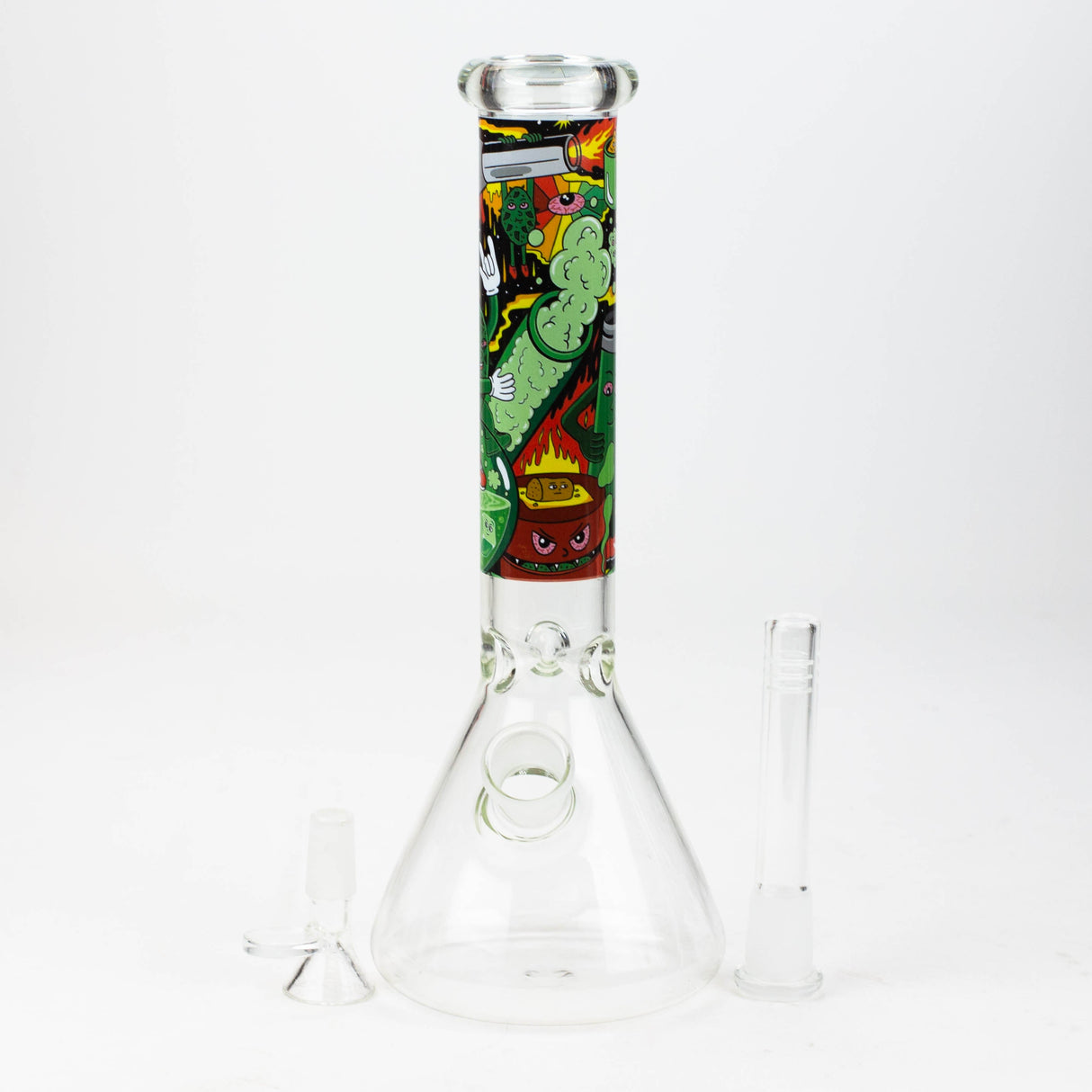 10" Cartoon Water Beaker Glass Bong JJ Distribution
