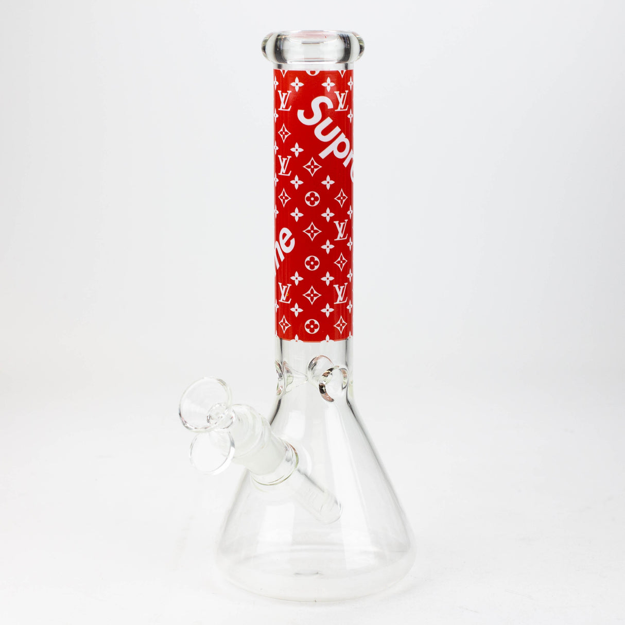 10" Cartoon Water Beaker Glass Bong JJ Distribution Sprm Red
