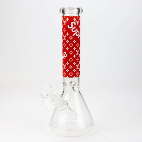 10" Cartoon Water Beaker Glass Bong JJ Distribution Sprm Red