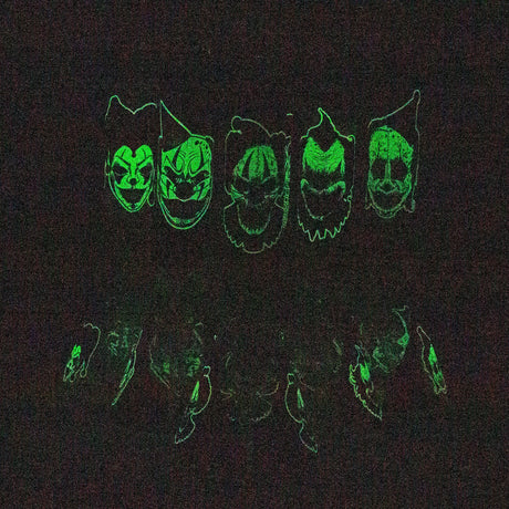 14" Freaky Clown Glow in the dark 7mm Glass Bong JJ Distribution