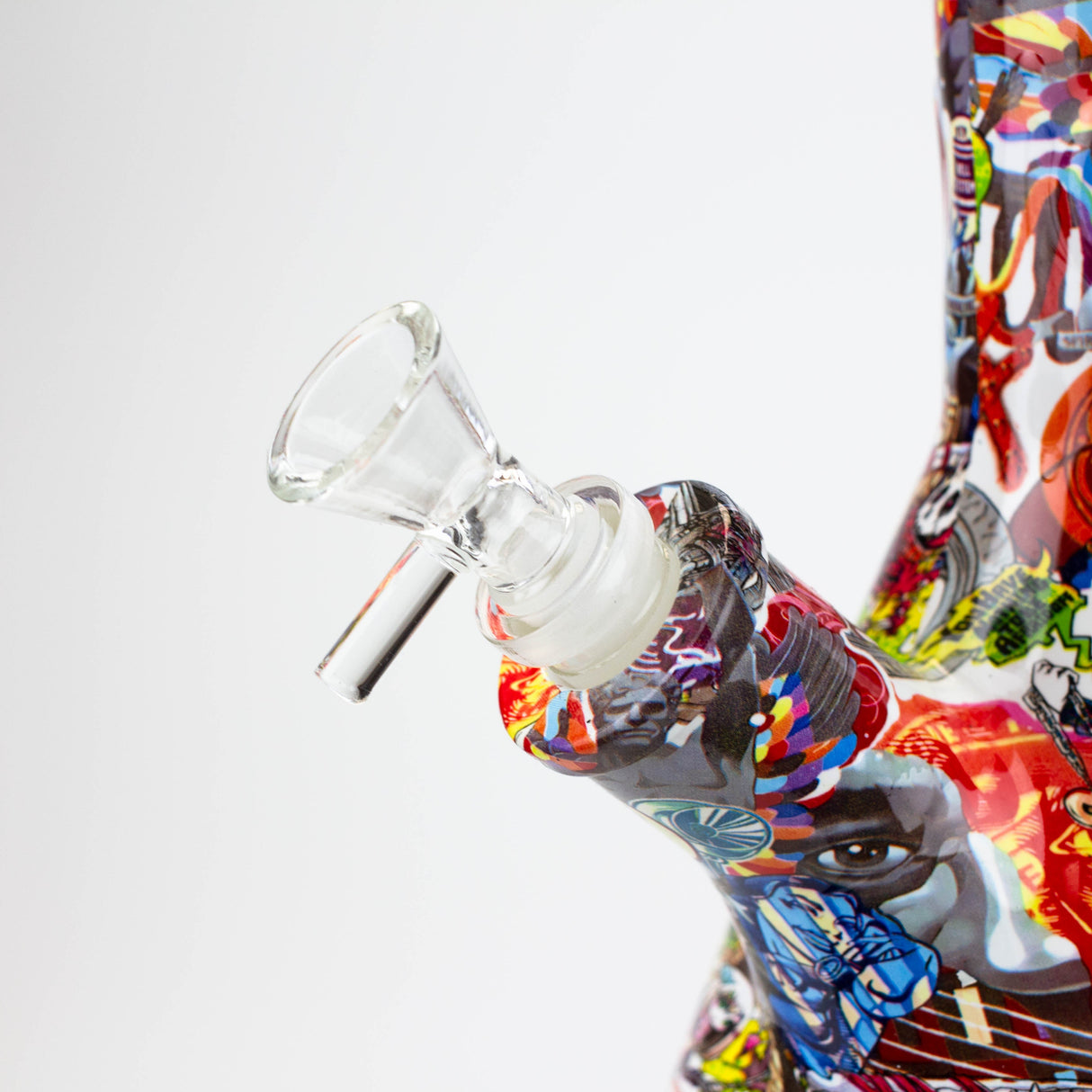 14" Graffiti Wrap Water pipe 9mm Glass Bong JJ Distribution