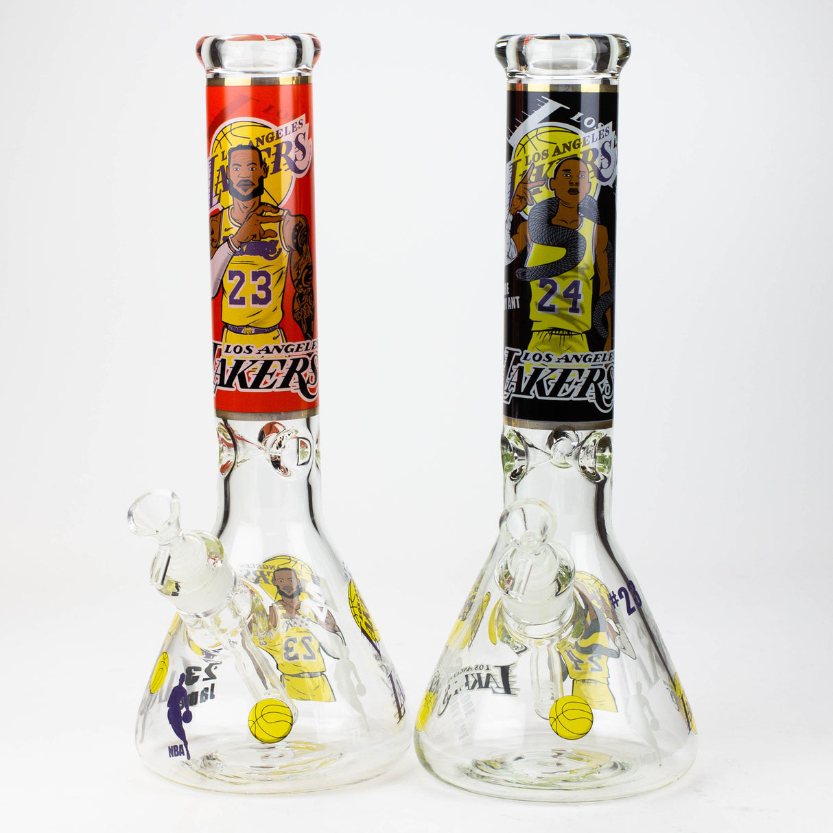 14" Legendary Basketball Player 7mm Glass Bong JJ Distribution