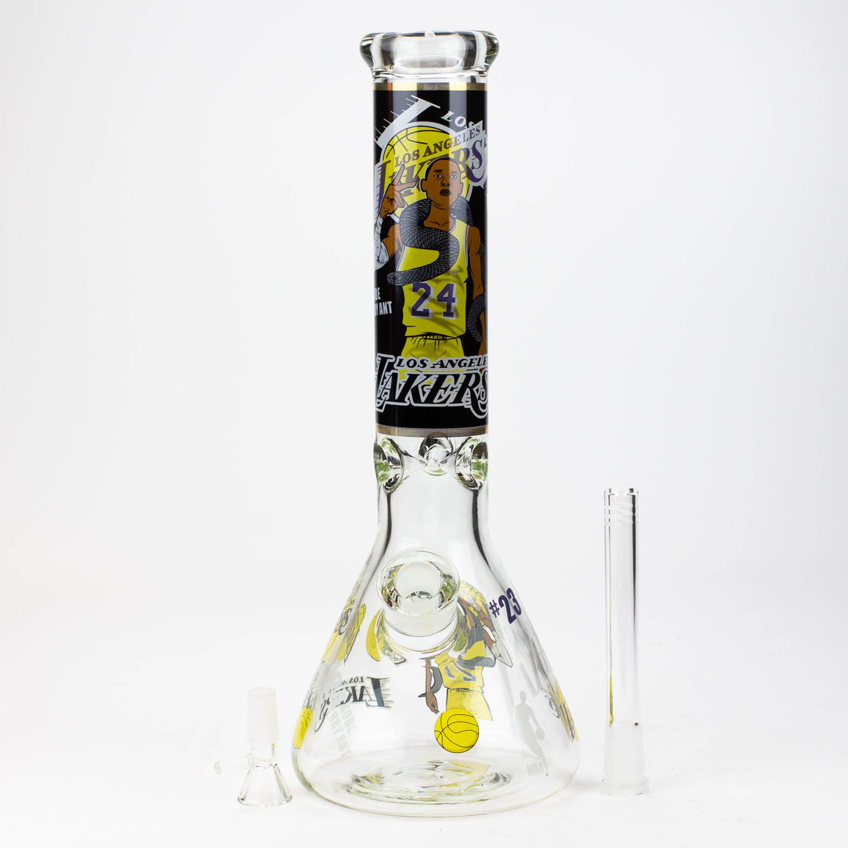 14" Legendary Basketball Player 7mm Glass Bong JJ Distribution