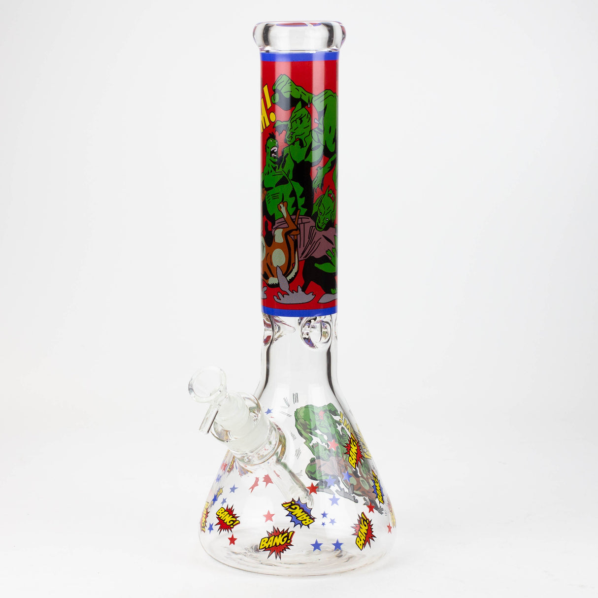 14” Scooby Water Pipe 7mm Glass Bong JJ Distribution Hulk