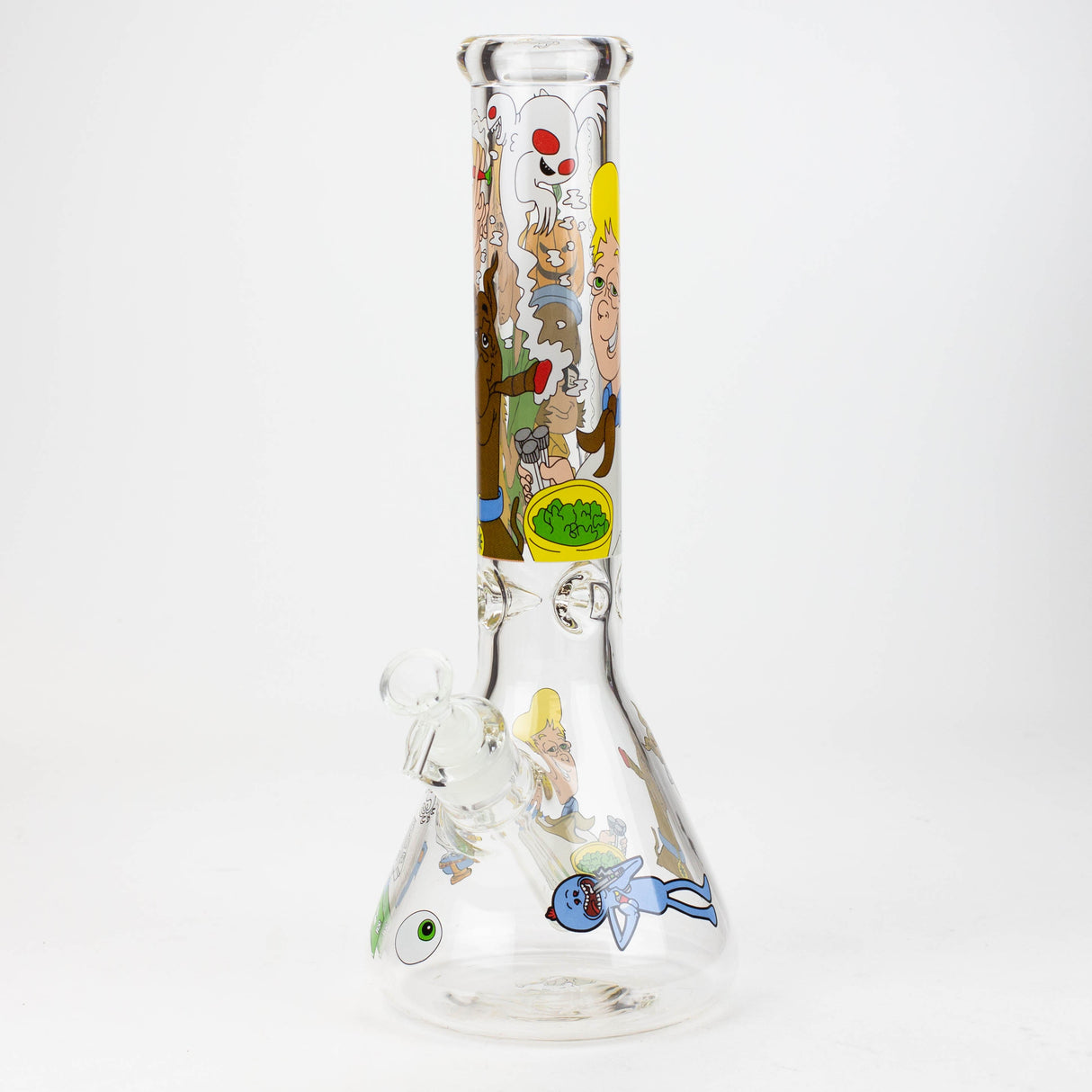 14” Scooby Water Pipe 7mm Glass Bong JJ Distribution Joint