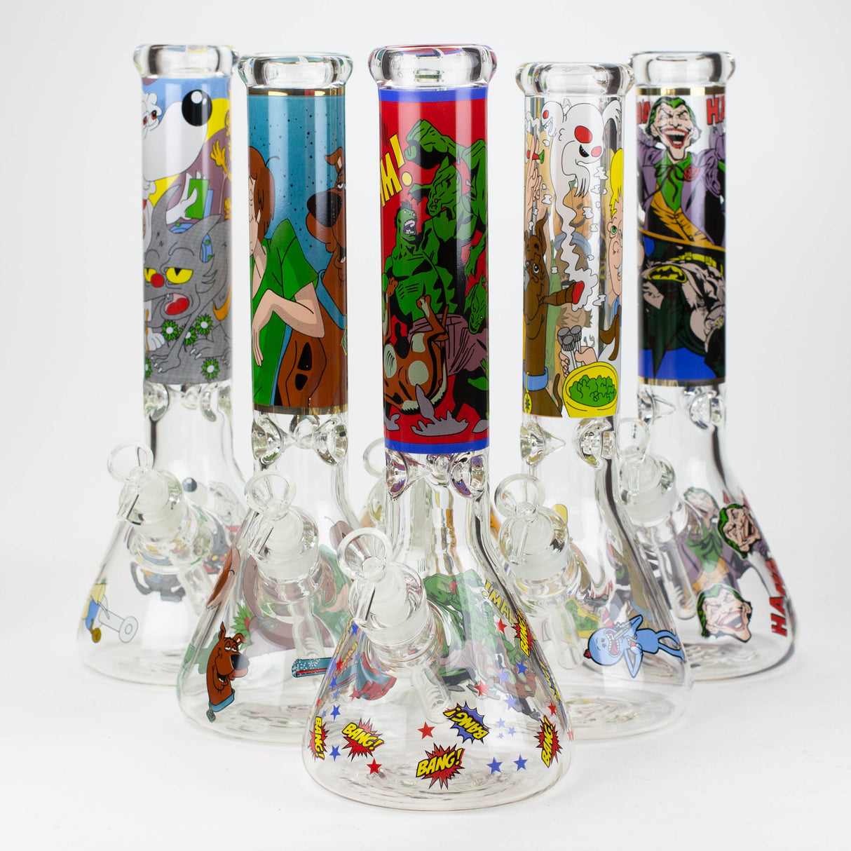 14” Scooby Water Pipe 7mm Glass Bong JJ Distribution