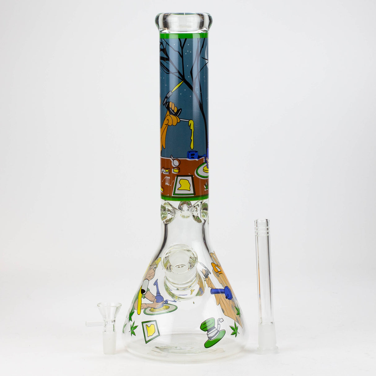 14” Scooby Water Pipe 7mm Glass Bong JJ Distribution