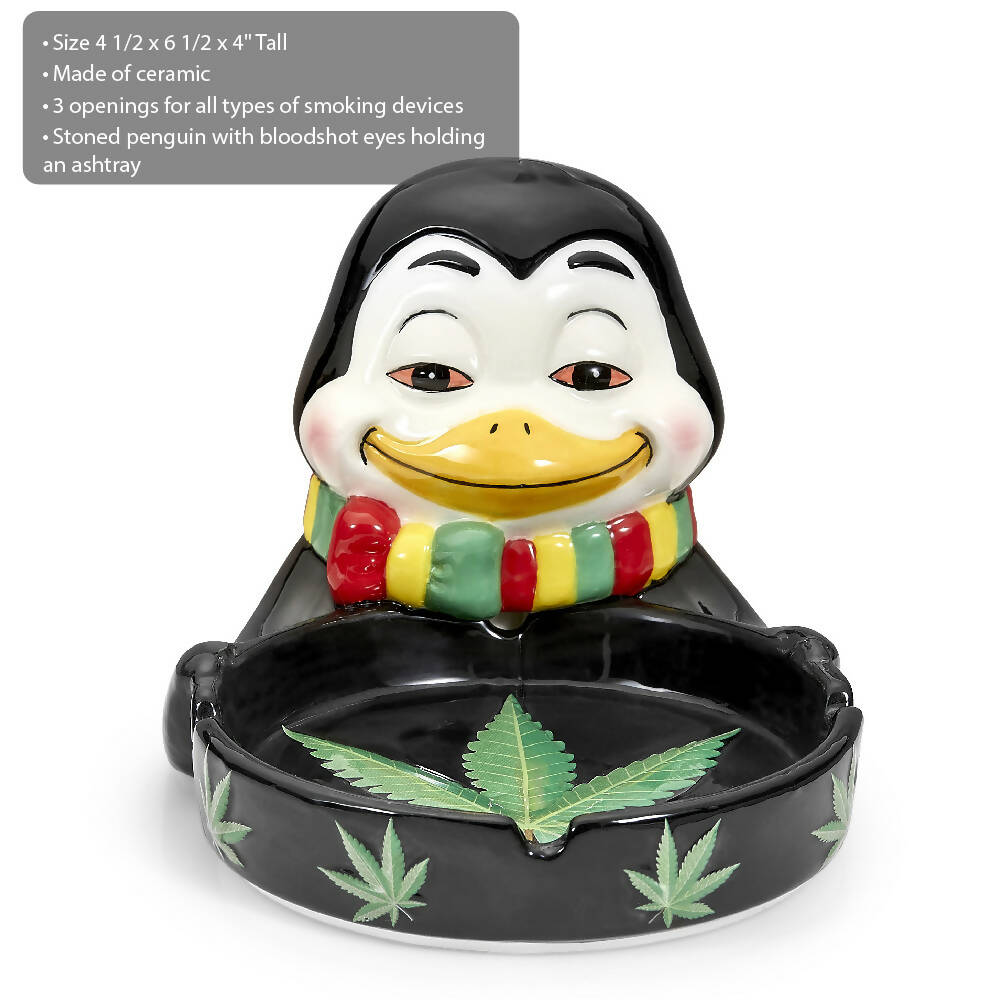 penguin ashtray Ceramic Ashtray Roast and Toast Gifts