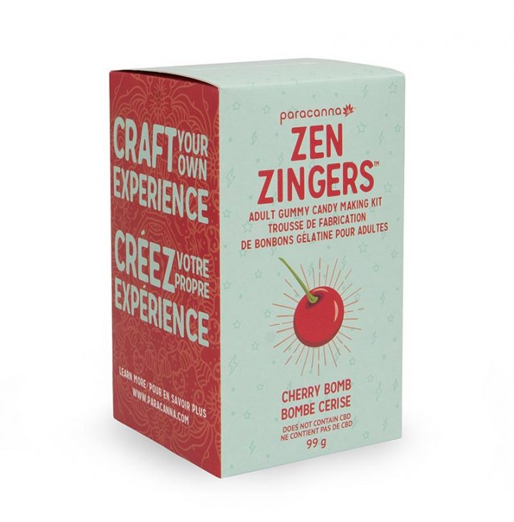 Zen Zingers™ Edibles Gummy Making Kit Edible Mix Paracanna Foods Inc. Cherry Bomb