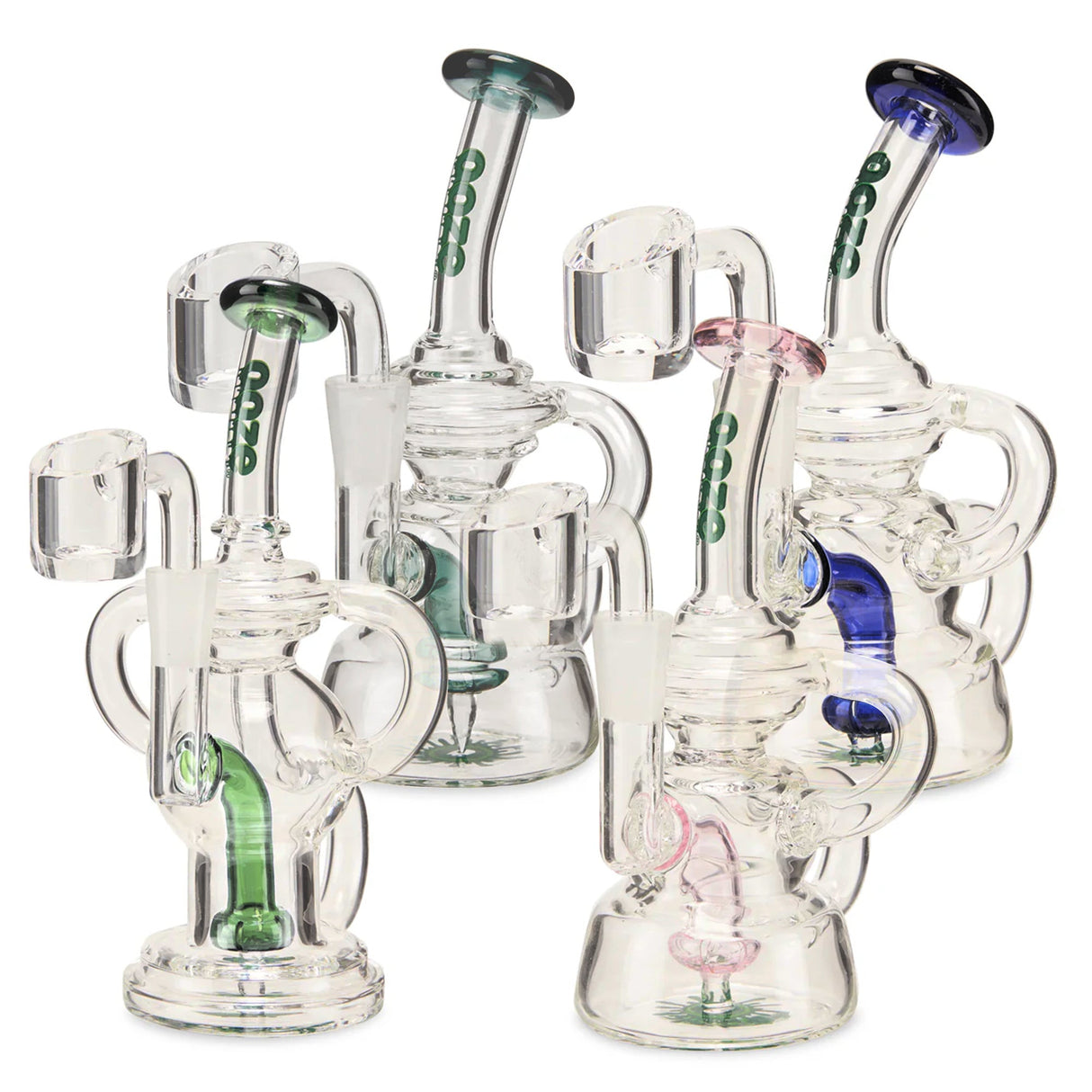 Ooze | Quartz Mini Rig - Flood Glass Rig Cannatron