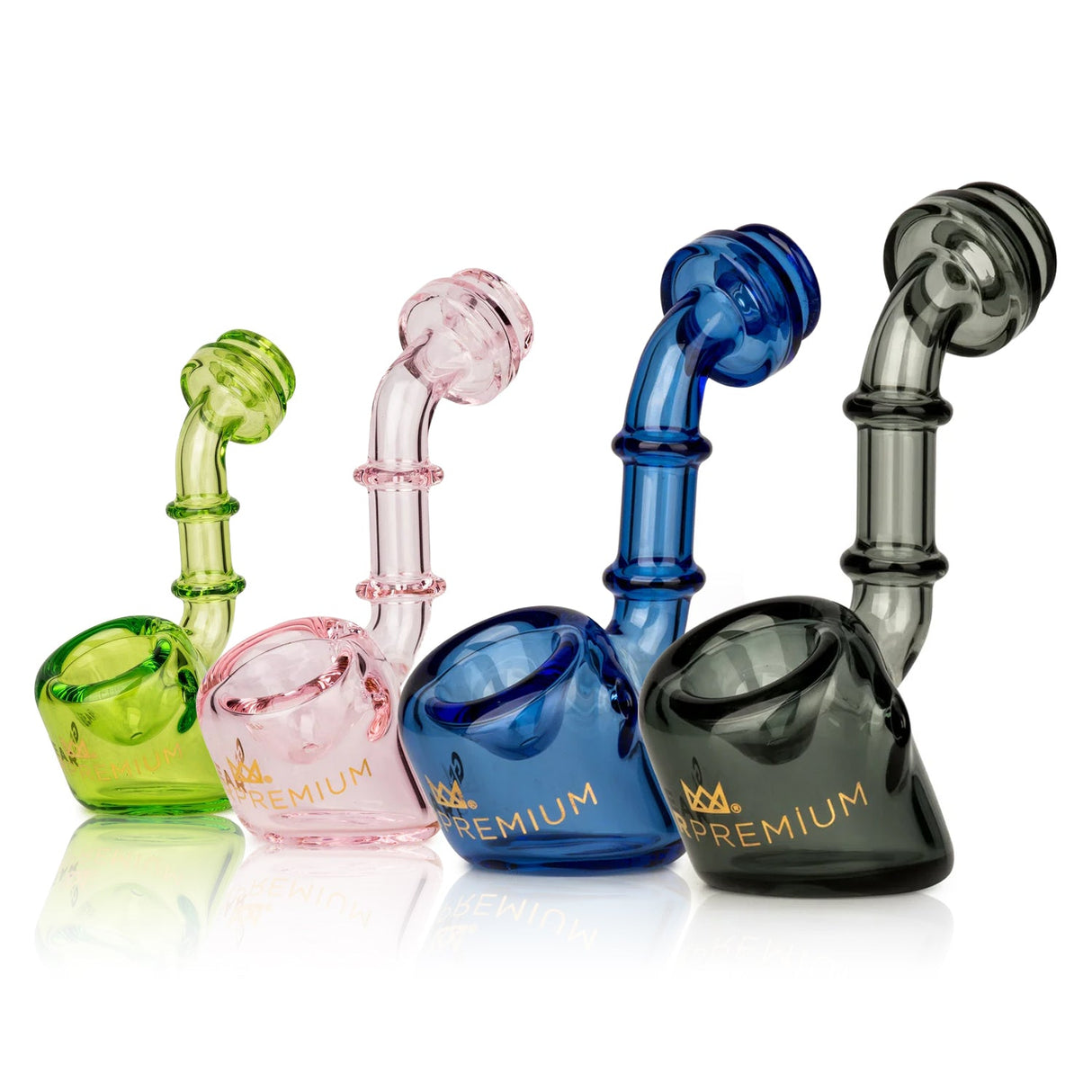 GEAR Premium® | 4" Odin Upright Sherlock Hand Pipe Glass Pipe West Coast Gifts