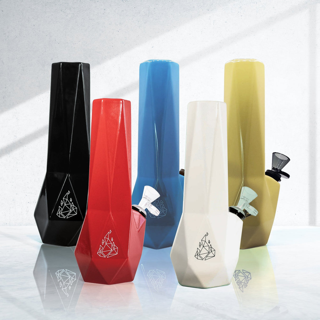 BRNT designs | Hexagon Ceramic Bong BRNT Designs
